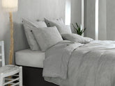 Dekbedovertrek Paisley di Lino Dove Grey - 100% Katoen